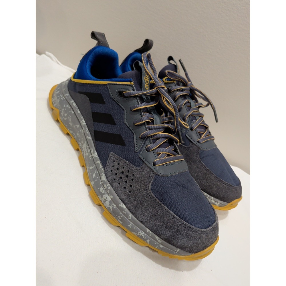 Adidas Mens Cloudfoam Comfort Blue Gray Running Shoes EE9829 Size 9.5
